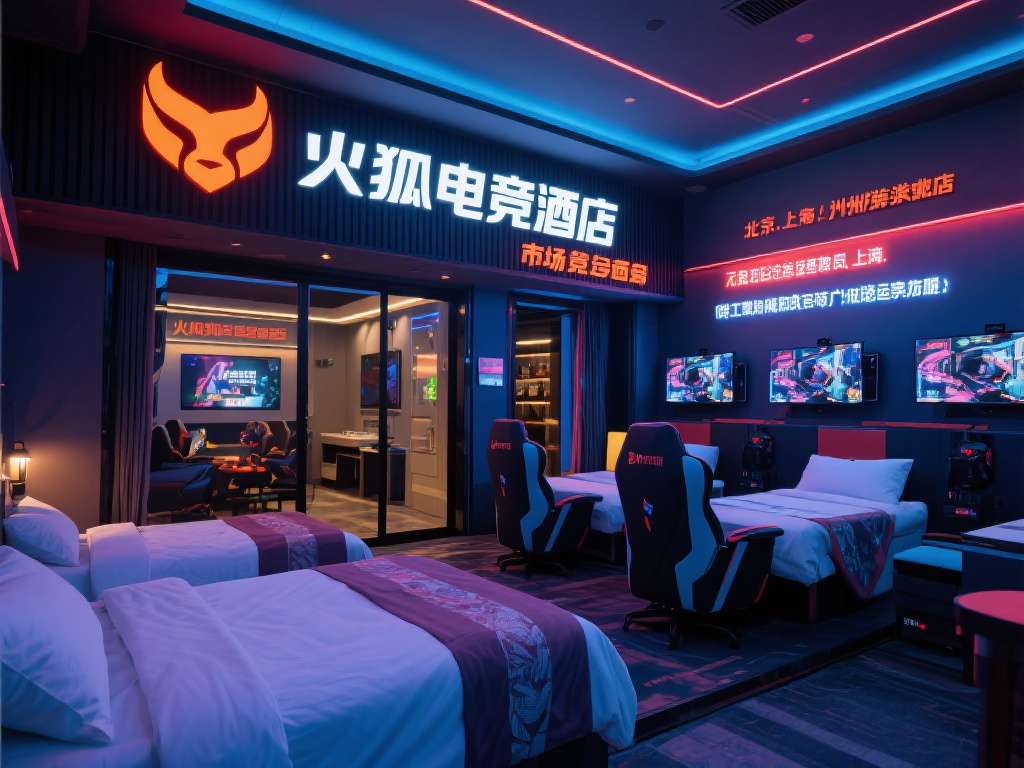 当前电竞酒店市场的竞争格局较为复杂，不少品牌以区域