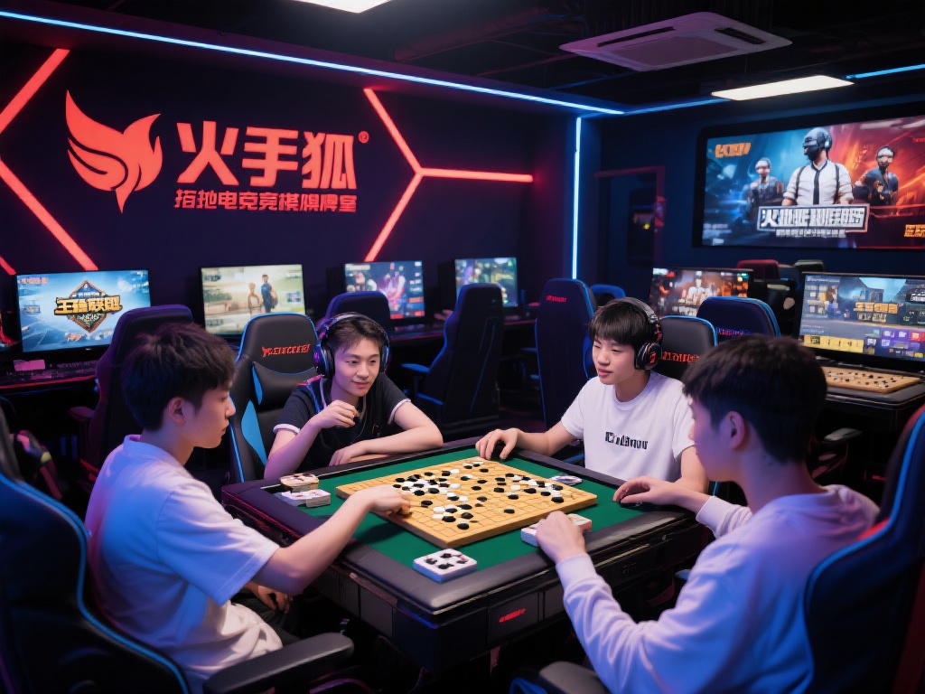 畅所欲言&nbsp;指尖舞动
火狐电竞棋牌室将电竞与棋牌的