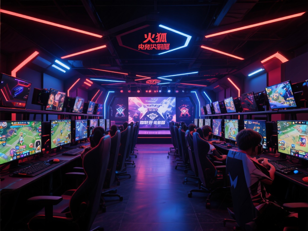 火狐电竞鸿鹄网吧不仅提供丰富的游戏种类，从热门的在